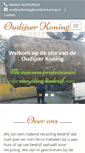Mobile Screenshot of oudijzerkoning.nl